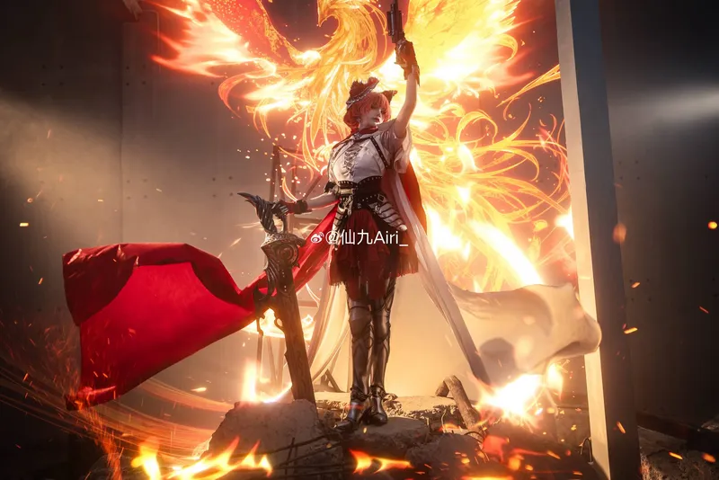 《明日方舟》菲亚梅塔cosplay展示