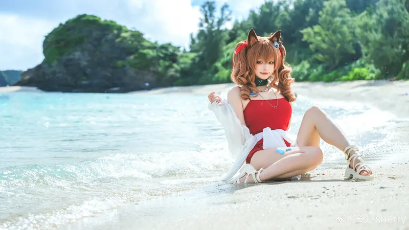 《明日方舟》安洁莉娜Cosplay展示