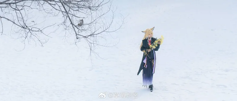 《明日方舟》忍冬cosplay展示