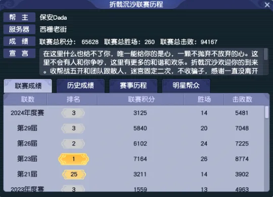 《梦幻西游》帮派联赛参赛指南
