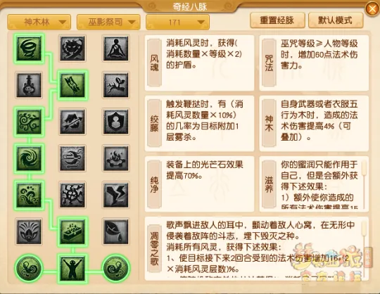 《梦幻西游》神木林经脉点法推荐