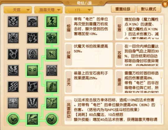 《梦幻西游》天宫全流派经脉点法推荐