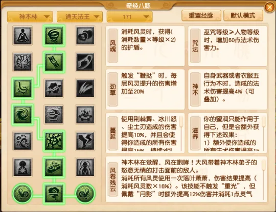 《梦幻西游》神木林经脉点法推荐