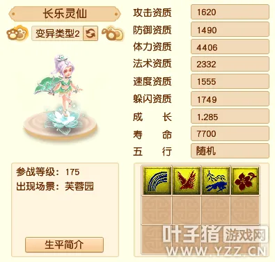 《梦幻西游》长乐灵仙炼妖难度解析