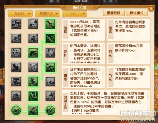 《梦幻西游》人族任务经脉点法详解