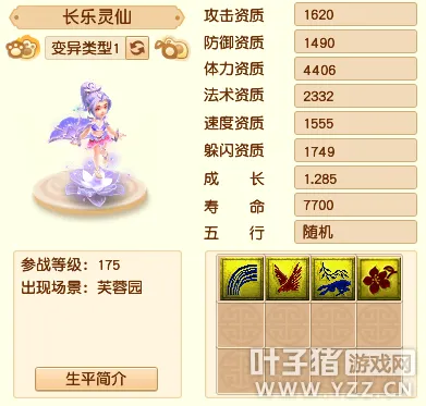 《梦幻西游》长乐灵仙炼妖难度解析