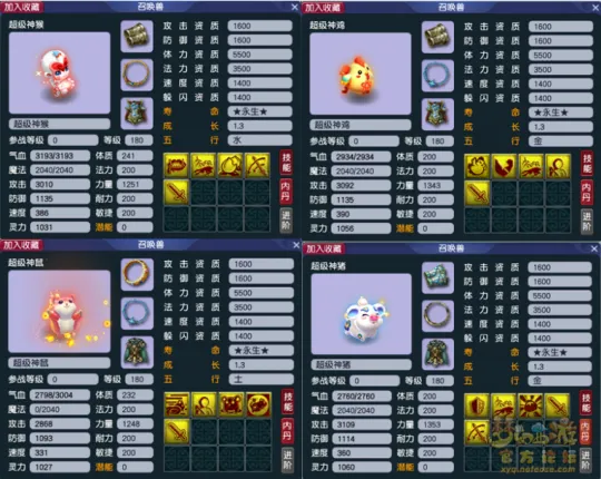 《梦幻西游》生肖神兽选择指南