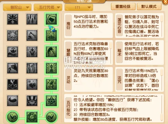 《梦幻西游》2021年普陀山经脉调整