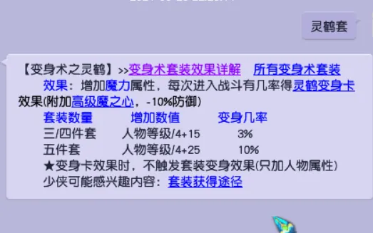 《梦幻西游》法系动物套选择