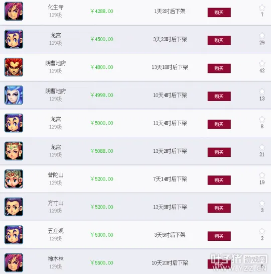 《梦幻西游》大区推荐