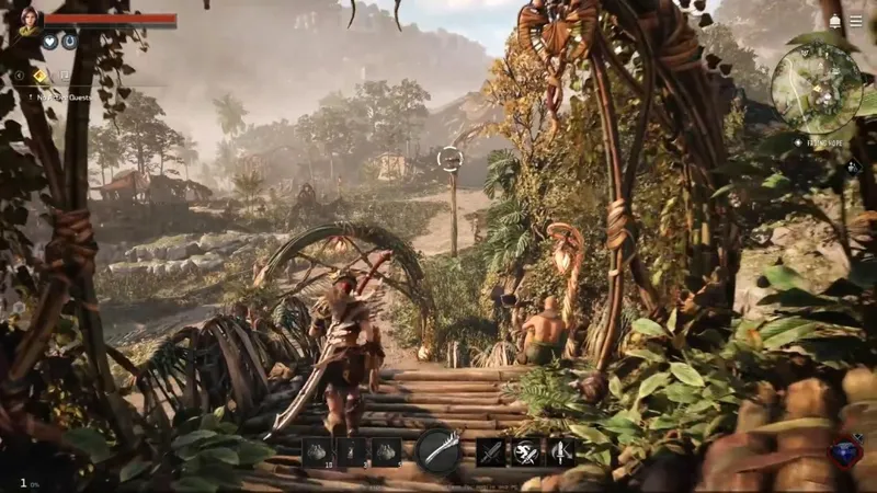 《地平线：钢铁边境》新实机演示-画面与玩法展示