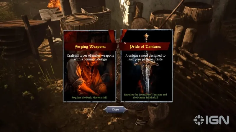 《灰雨钢锋》武器锻造实机演示