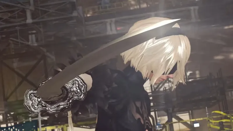 《最终幻想7永恒危机》蒂法换上2B战衣