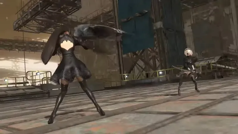 《最终幻想7永恒危机》蒂法换上2B战衣