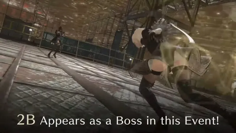 《最终幻想7永恒危机》蒂法换上2B战衣