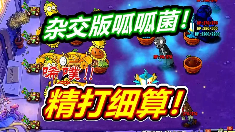植物大战僵尸杂交版：精打细算攻略啦！呱呱菌游戏
