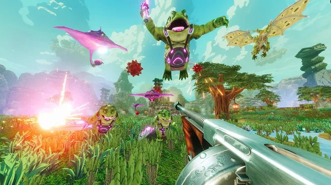 《Slyders》登陆Steam-无主之地风格生存射击体验