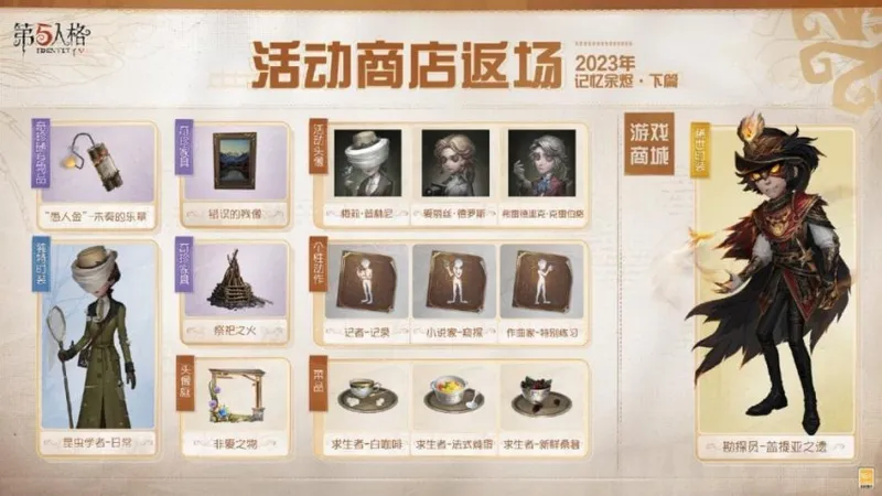 《第五人格》昨日之笼版本开启