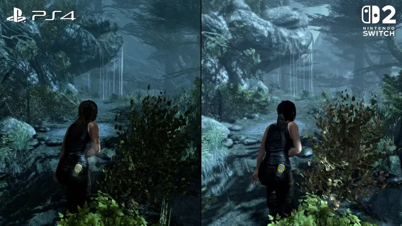 《古墓丽影9》NS2版画质缩水-不如PS3原版表现