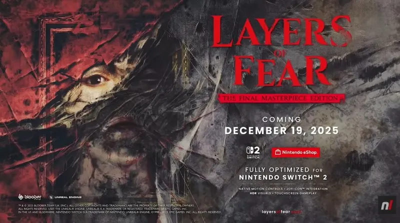 《层层恐惧-最终杰出版》Switch2发售日公布-包含全系列内容与新章节