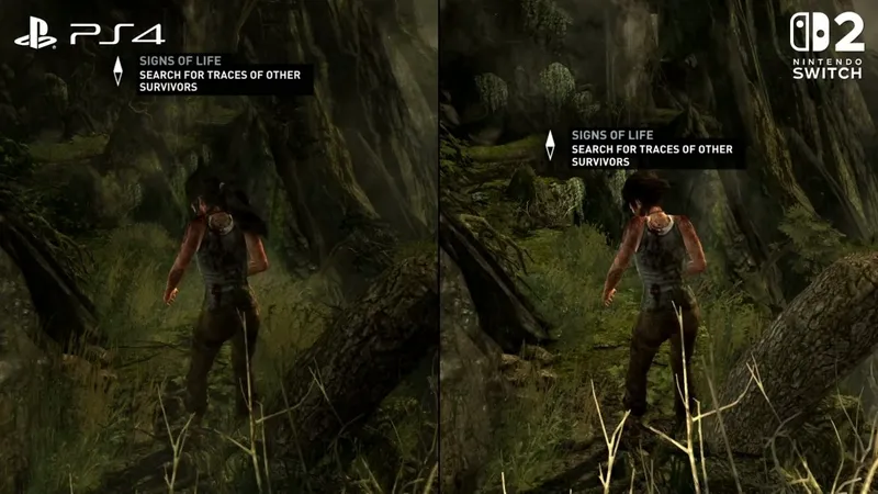 《古墓丽影9》NS2版画质缩水