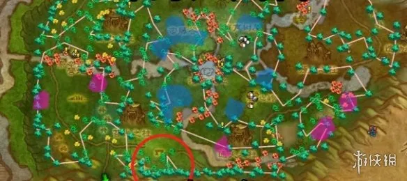 《魔兽世界时光服》索拉查盆地双采无限刷新点详解