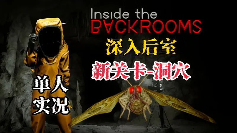 「深入后室」新关卡-洞穴，单人实况攻略！《Inside the Backrooms》