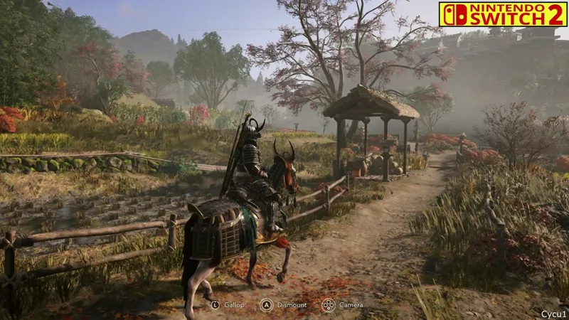 《刺客信条：影》PS5Pro与Switch2画面对比