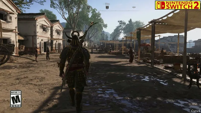 《刺客信条：影》PS5Pro与Switch2画面对比