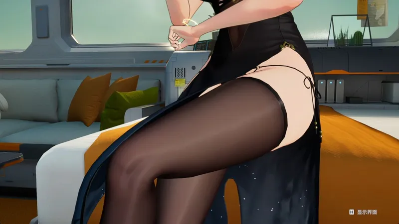 【少前二 追放】大人的苦涩 妮基塔 银湾流转夜 休息室动作展示