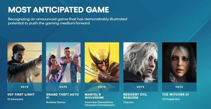 《光与影：33号远征队》入围TGA2025年度最佳游戏