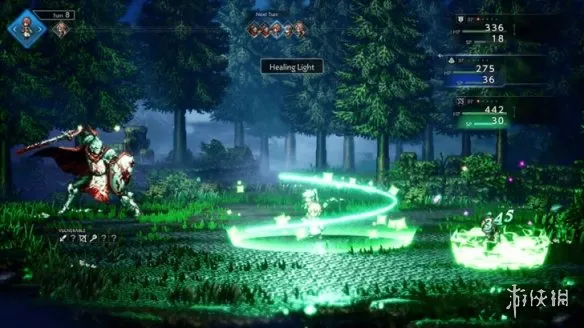 《歧路旅人0》绯红之翼统领打法