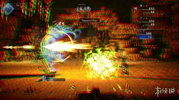 《歧路旅人0》苍绿色的巨狼BOSS打法