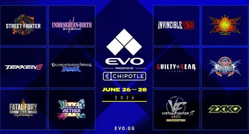 EVO日本2026格斗游戏大赛公布
