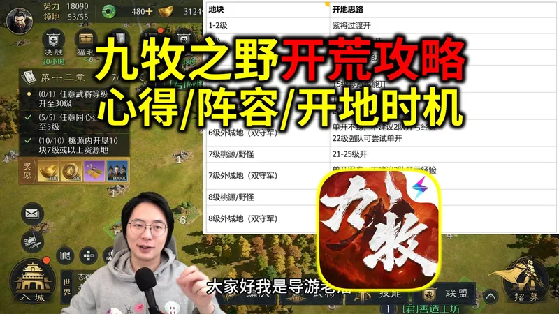 新手必看《九牧之野》最新保姆级开荒攻略