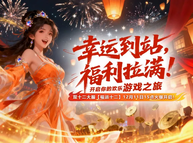 《猛将OL》开服狂欢-福运十二活动火爆开启