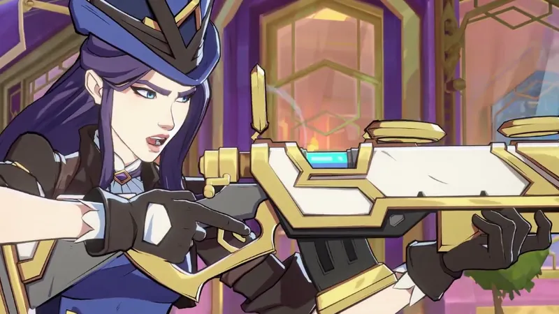 《2XKO》TGA2025皮城女警凯特琳参战-经典英雄格斗登场