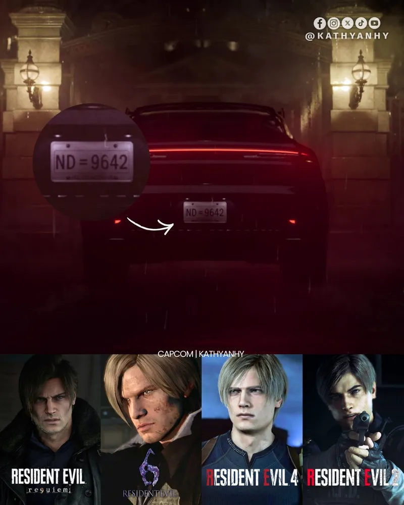 《生化危机9》里昂保时捷车牌彩蛋揭秘-数字与字母含义解析