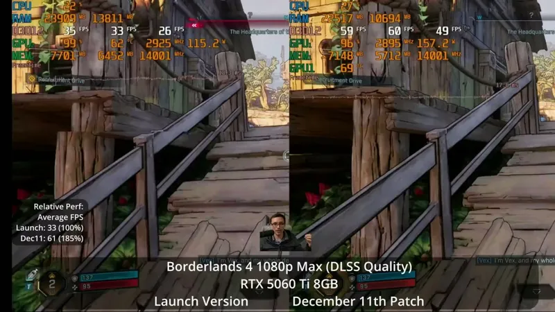 《无主之地4》PC版性能大提升