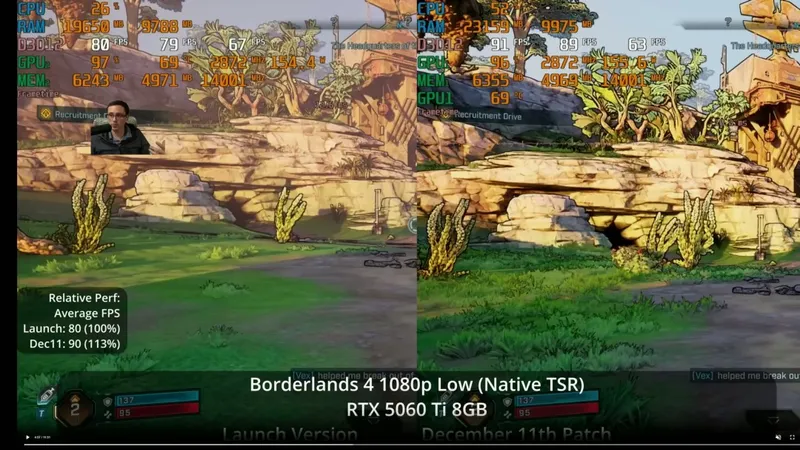 《无主之地4》PC版性能大提升