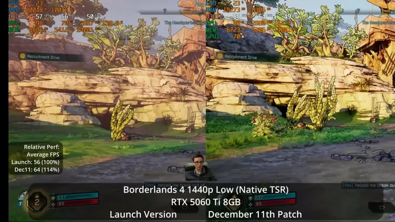 《无主之地4》PC版性能大提升