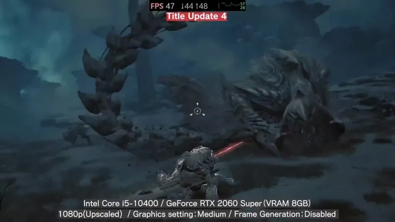 《怪物猎人:荒野》更新4性能提升明显