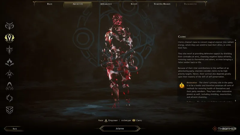 《灰烬创世纪》原型选择指南