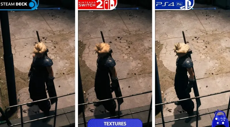 《最终幻想7重制版Intergrade》三平台画面性能对比