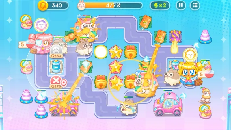 保卫萝卜4变身吧！0糖少女第36-42关攻略！