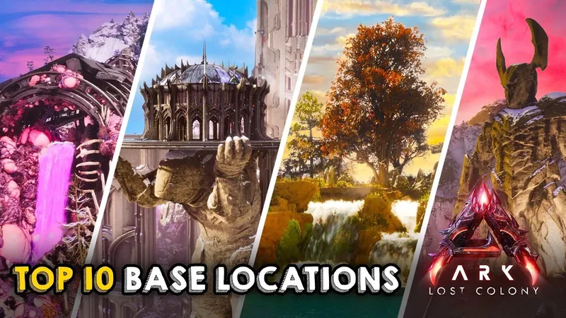 方舟生存飞升：DLC《失落之地》10个最佳建家地点推荐