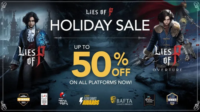 《匹诺曹的谎言》元旦特惠开启-NEOWIZ多平台大规模折扣活动