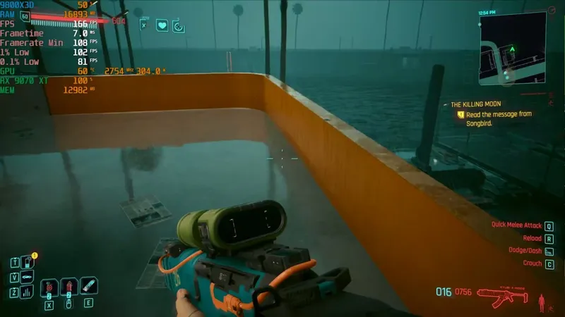 《赛博朋克2077》FSRRedstone测试