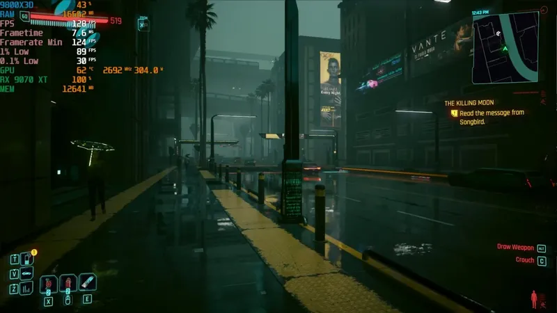 《赛博朋克2077》FSRRedstone测试-画质显著提升但延迟仍存