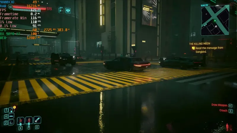 《赛博朋克2077》FSRRedstone测试